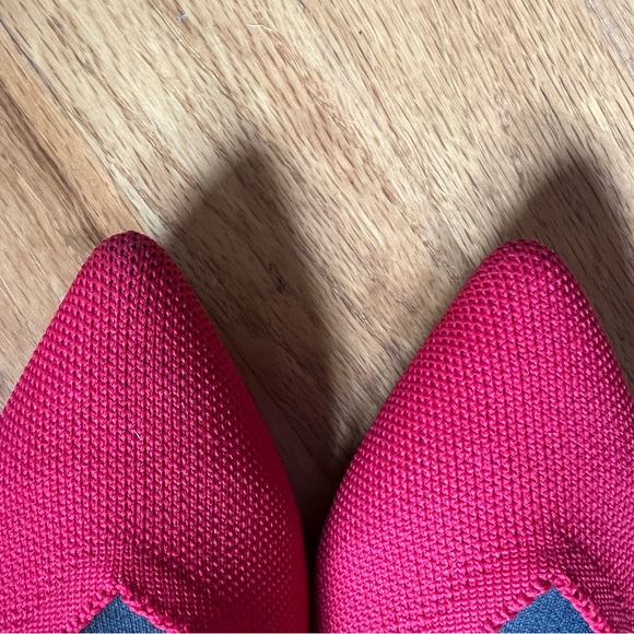 Rothy's Red Flats Classic Design - Picture 3 of 4